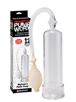 Pump Worx - Pompa per pene per principianti - trasparente
