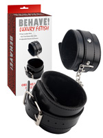 Behave! Luxury Fetish - Obey Me Leather Ankle Cuffs