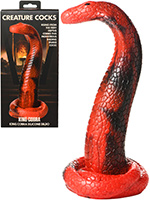 Creature Cocks - Dildo King Cobra - rosso