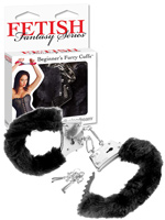 Fetish Fantasy - Beginners Furry Cuffs - Black