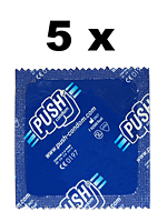 5 x PUSH condoms
