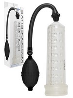 Power Massage Pump with Sleeve - Clear