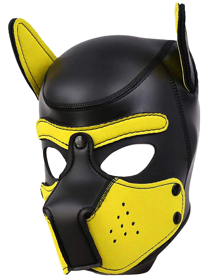 Puppy Play - Maschera da cagnolino - giallo/nero