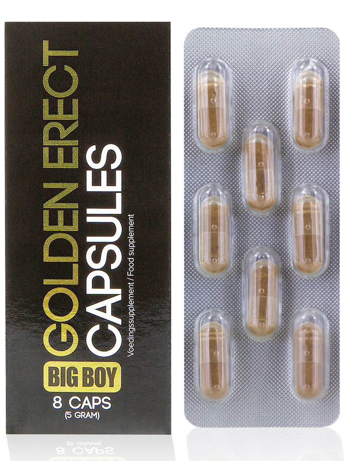 Big Boy - Integratore alimentare Golden Erect - 8 compresse