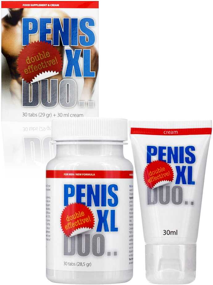 Penis XL Duo - 30 compresse + crema per l'erezione
