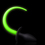 OUCH! Glow in the Dark - Puppy Tail Plug anale con coda